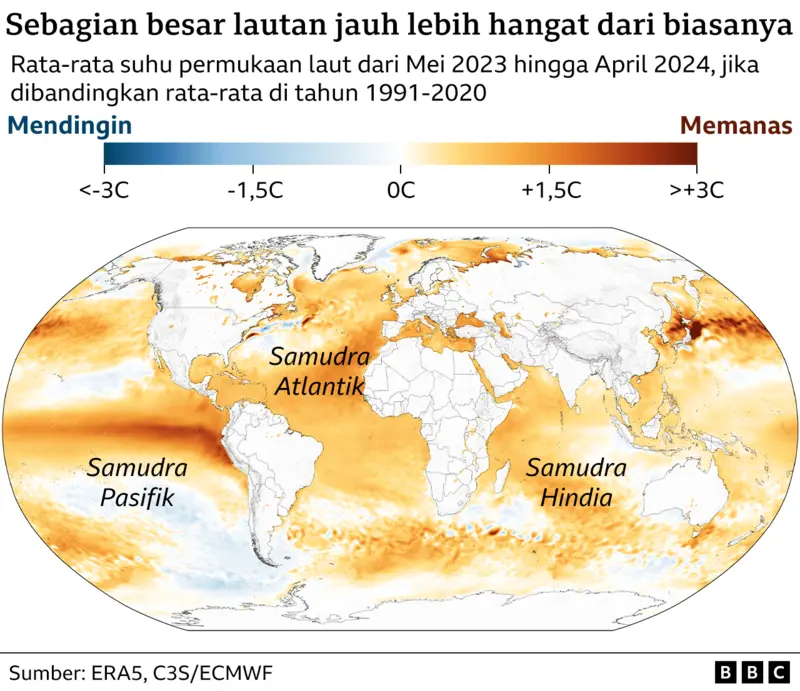 Suhu Lautan Pecahkan Rekor Terpanas Apa Artinya bagi Bumi